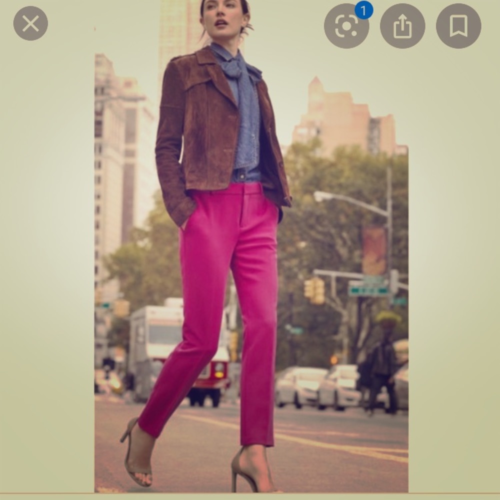 Banana republic hot pink Ryan dress pants